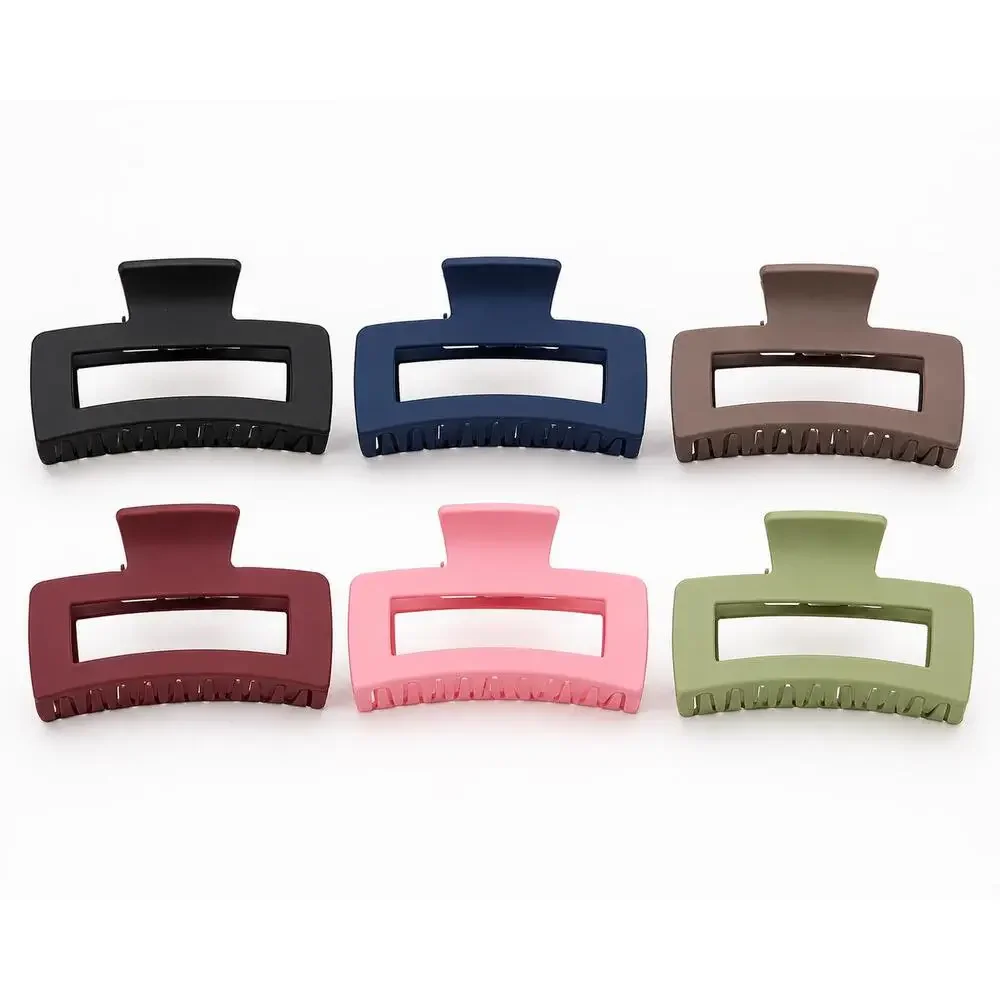 Everyday Matte Rectangle Claw Clip | Large Hair Clip